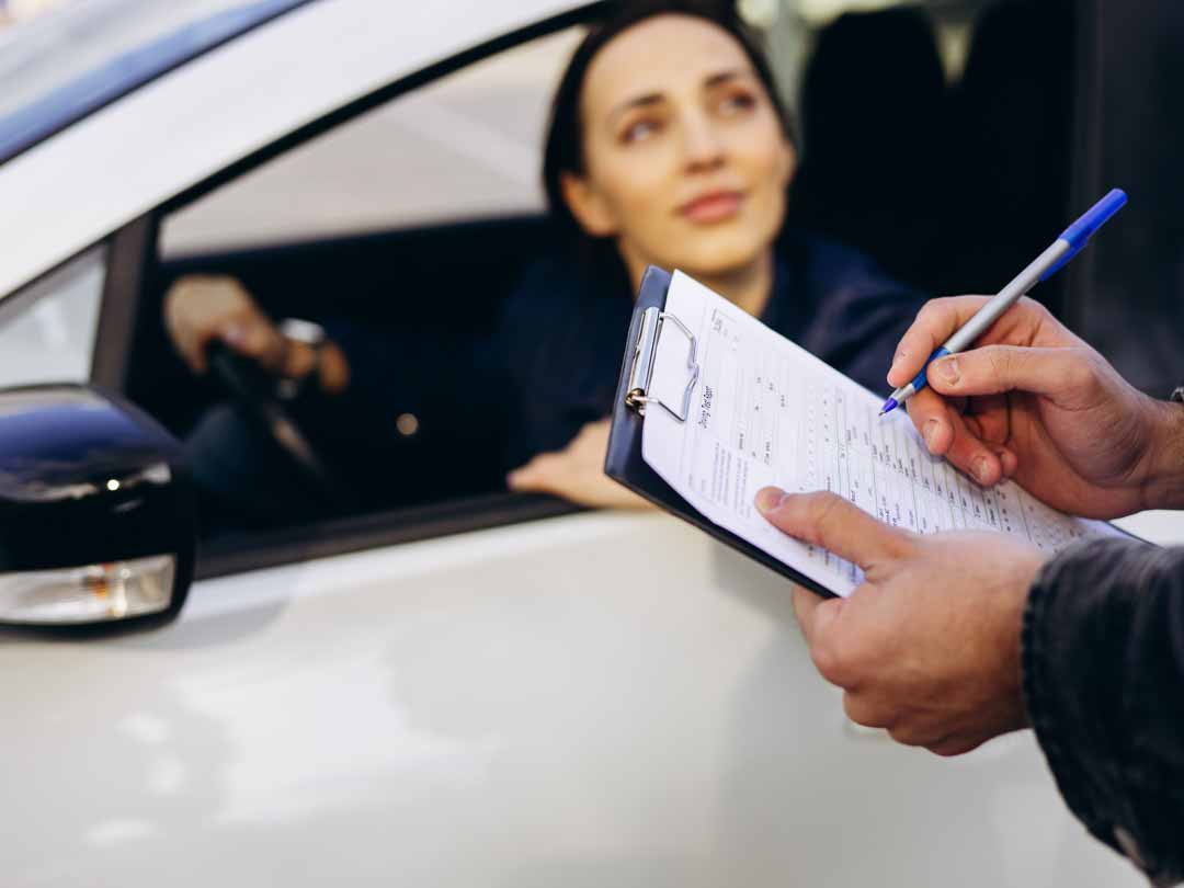 Teenage Girl Taking Private Driving Lessons at Great Lakes Driving Academy in Sterling Heights, Michigan