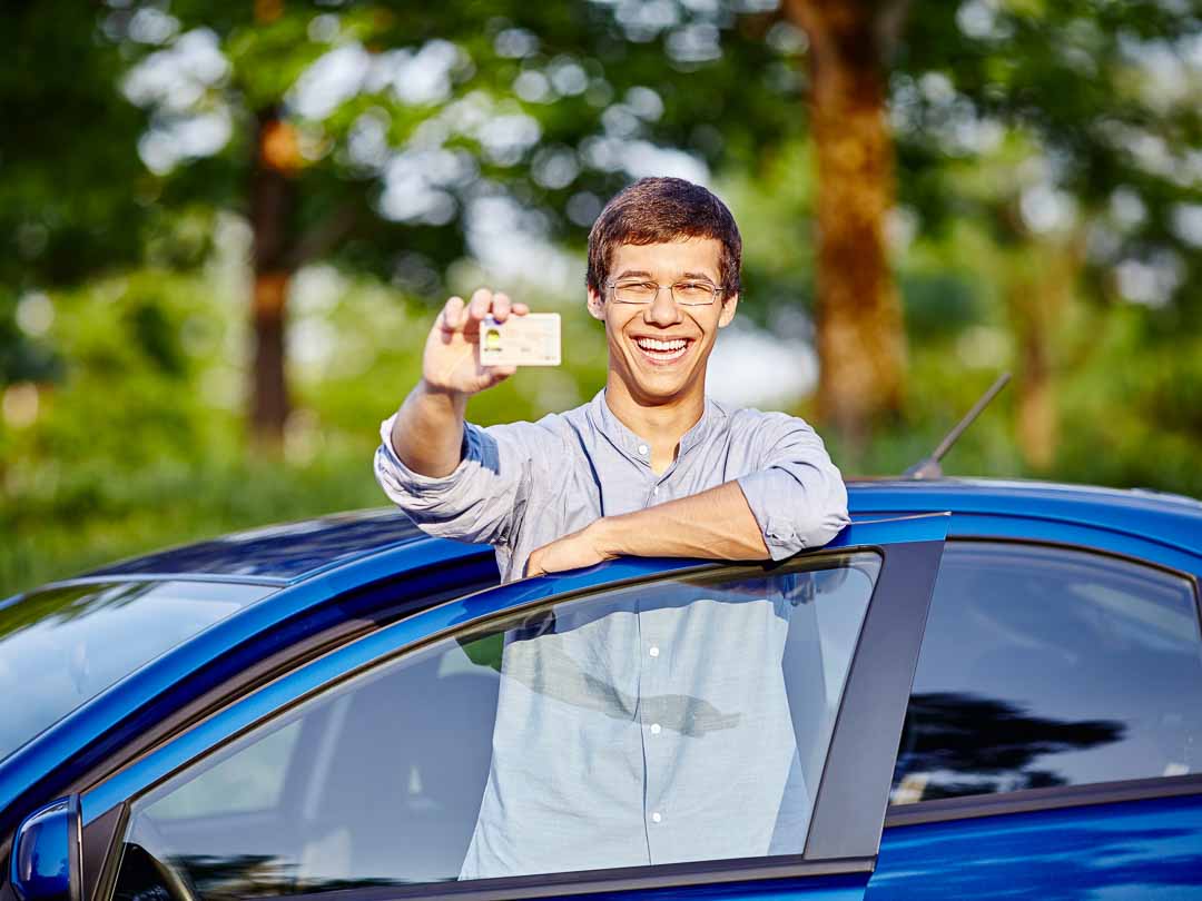 Teenage boy passed road test due to top rated Great Lakes Driving Academy in Sterling Heights, Michigan